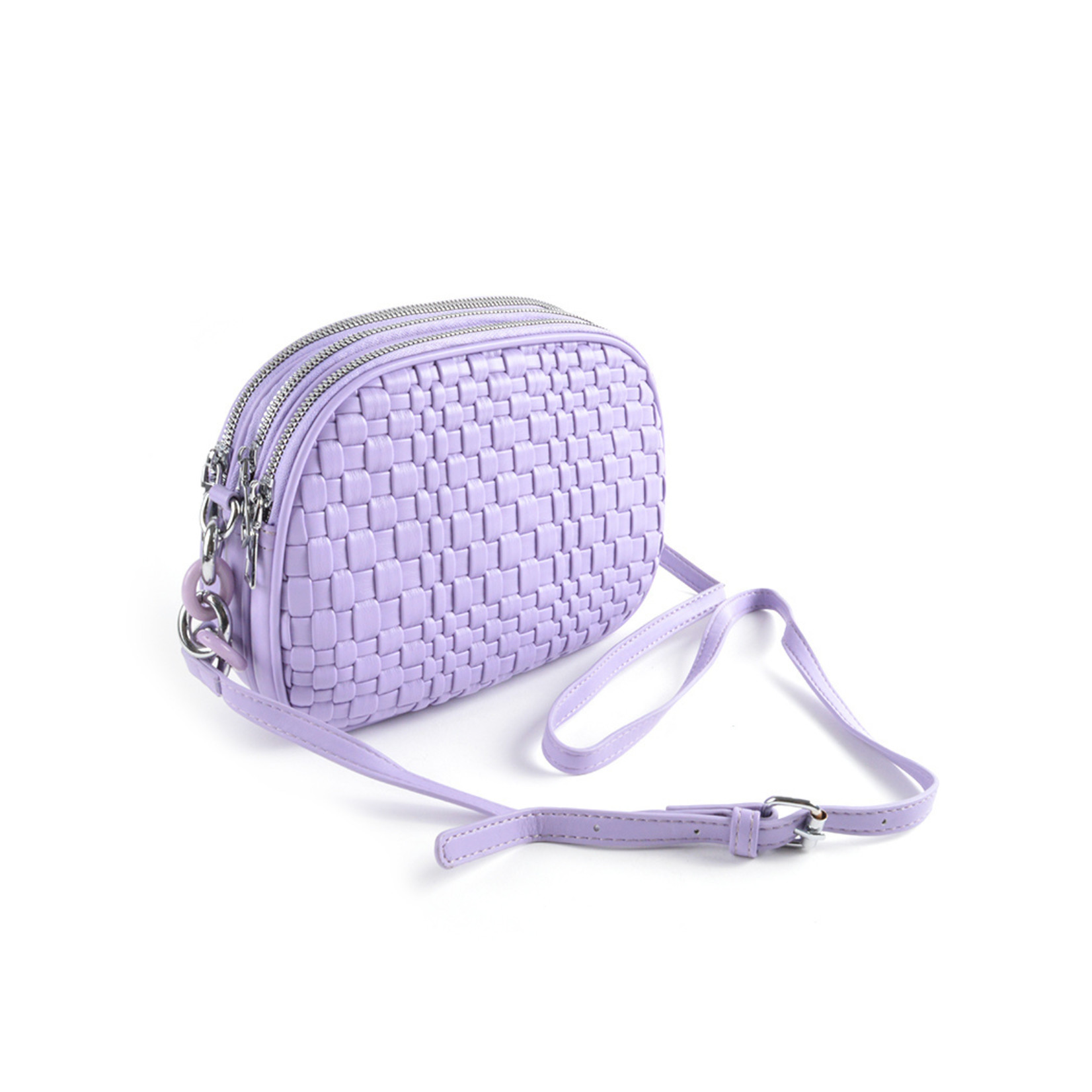 Giuliano Gevlochten schoudertas