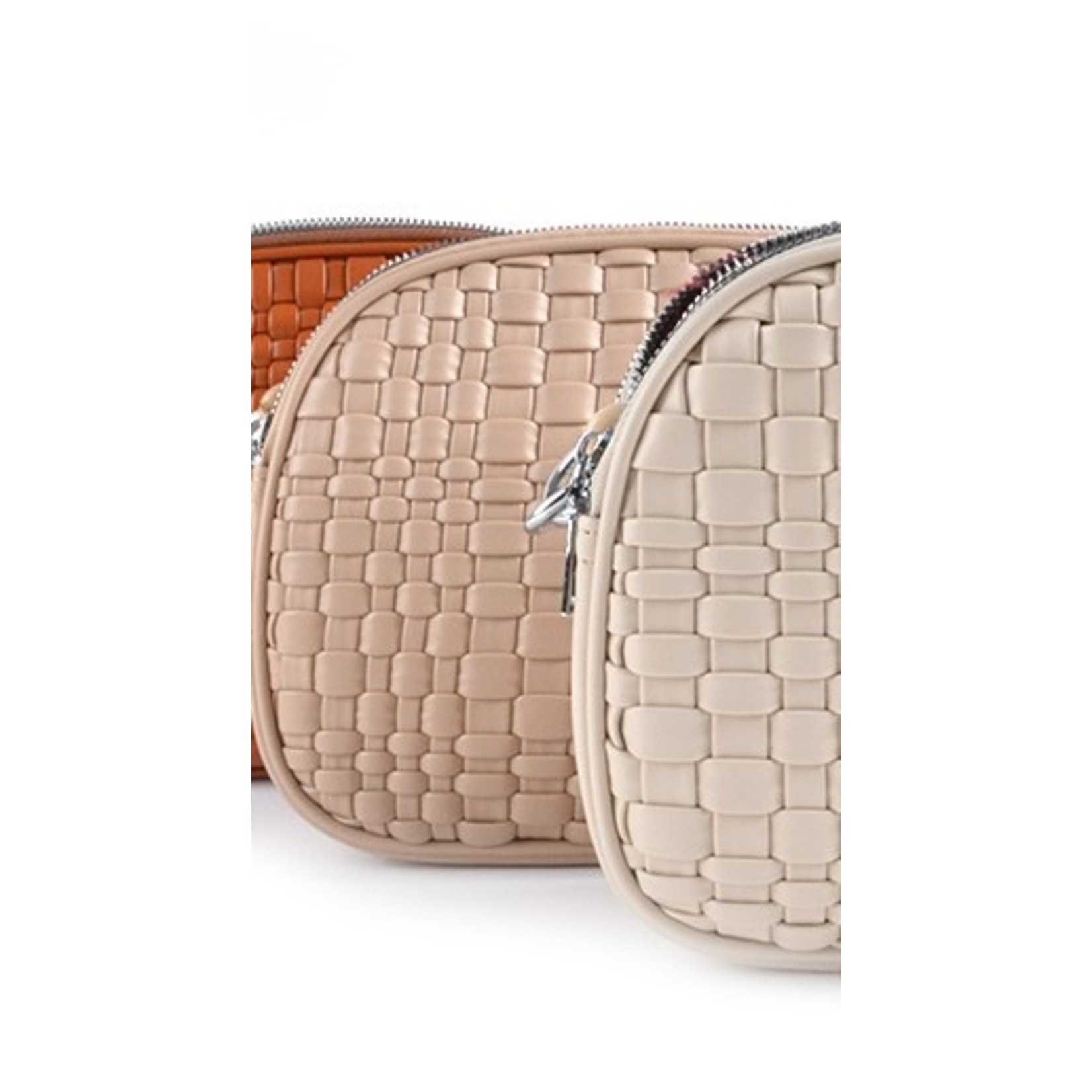 Giuliano Gevlochten schoudertas