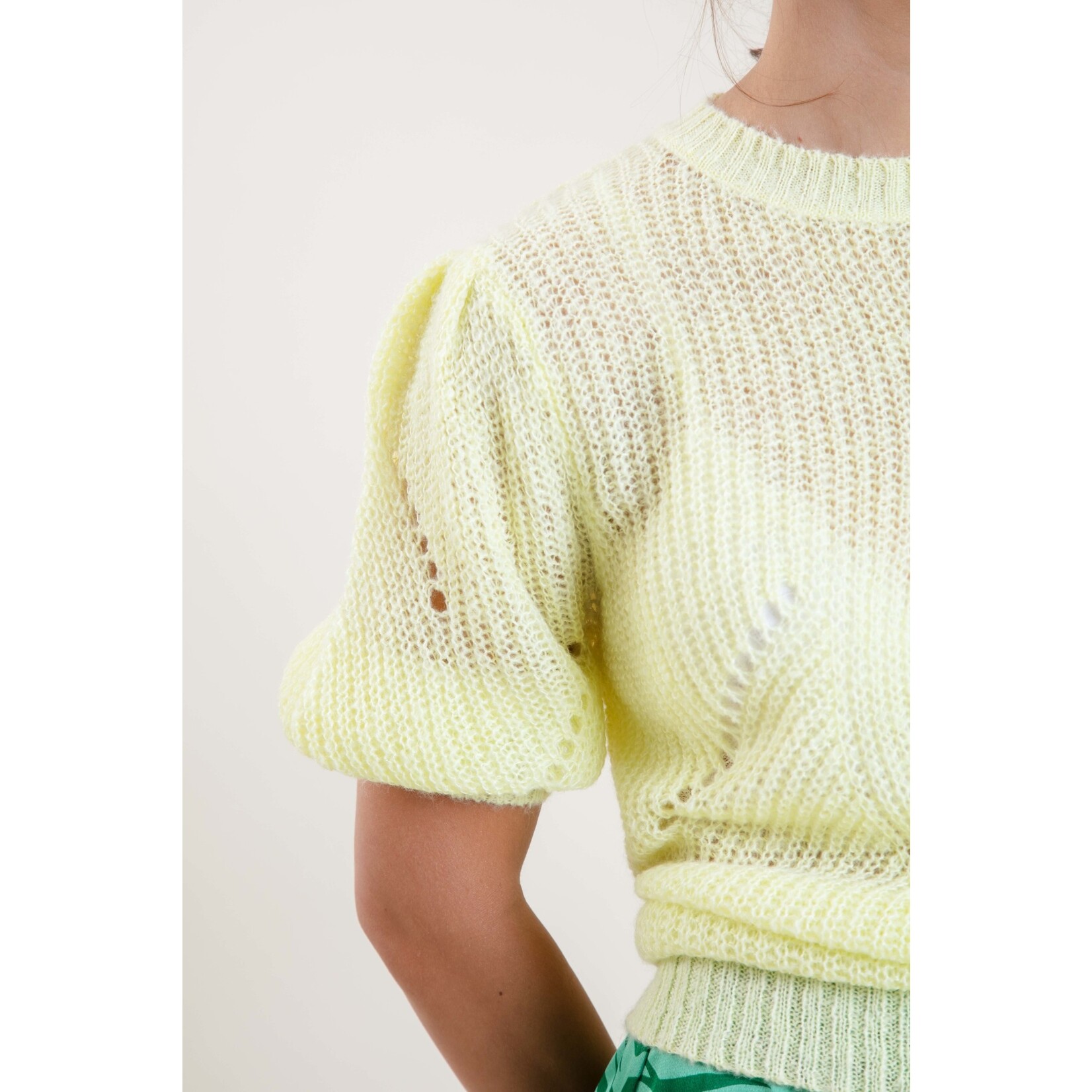 Rut&Circle Haley Puff Knit