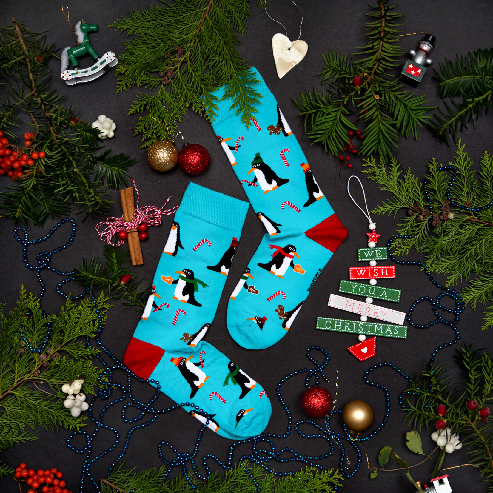 Banana Socks X-MAS Penguins