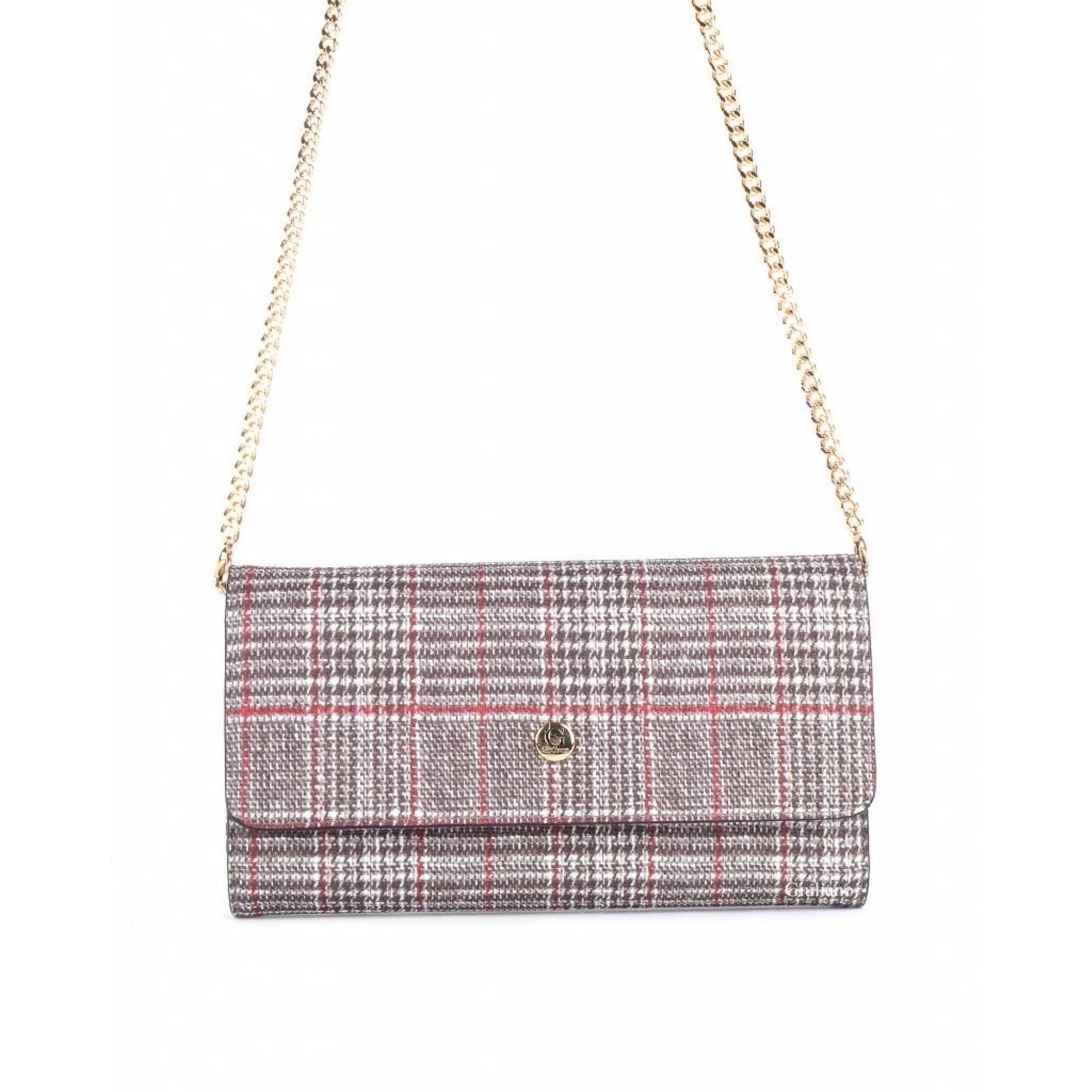 Giuliano Clutch klassiek ruitmotief