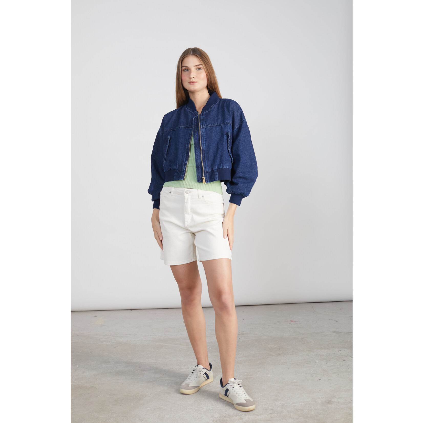 24Colours Bomber jeansvestje