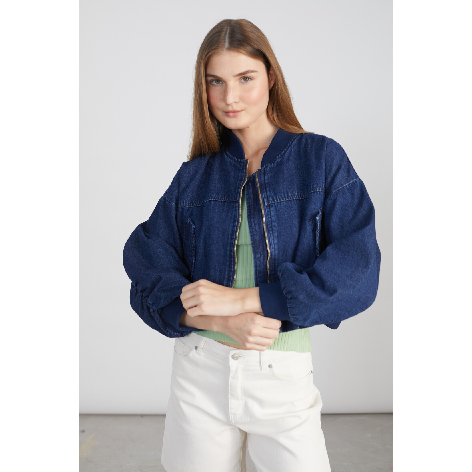 24Colours Bomber jeansvestje