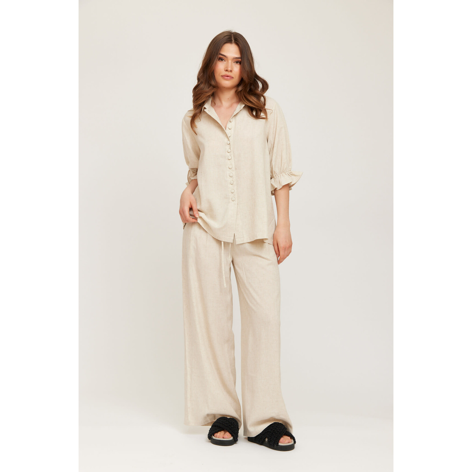 Rut&Circle Linnen broek Maria