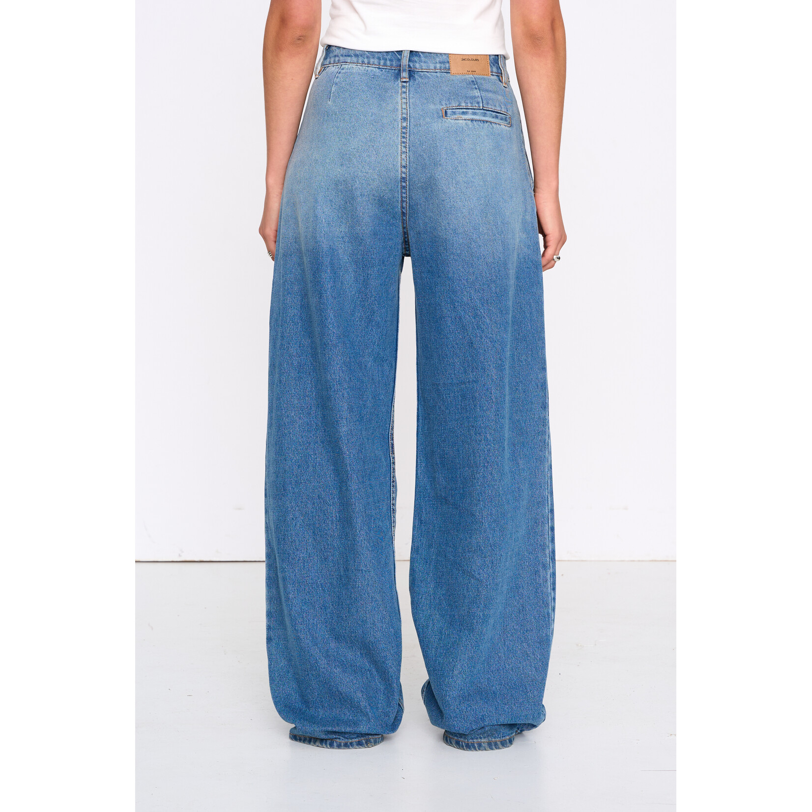 24Colours Jeans vouw, 1 achterzak