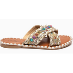 Idealshoes Slippers gekruist