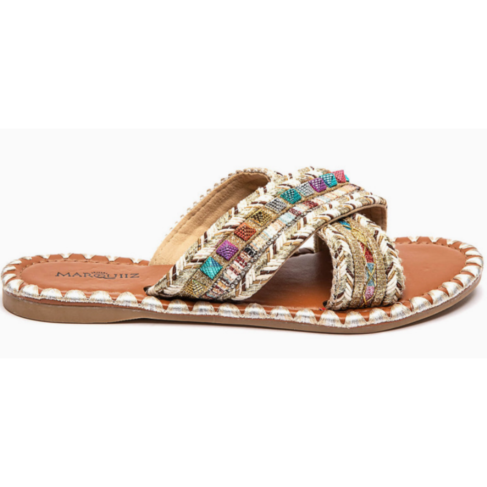 Idealshoes Slippers gekruist