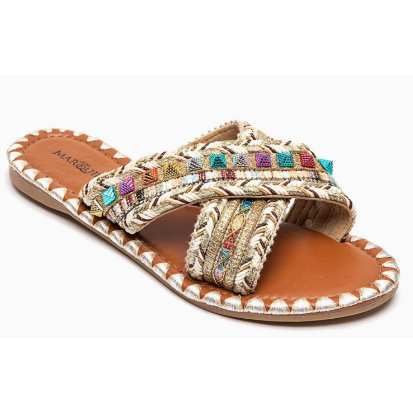 Idealshoes Slippers gekruist