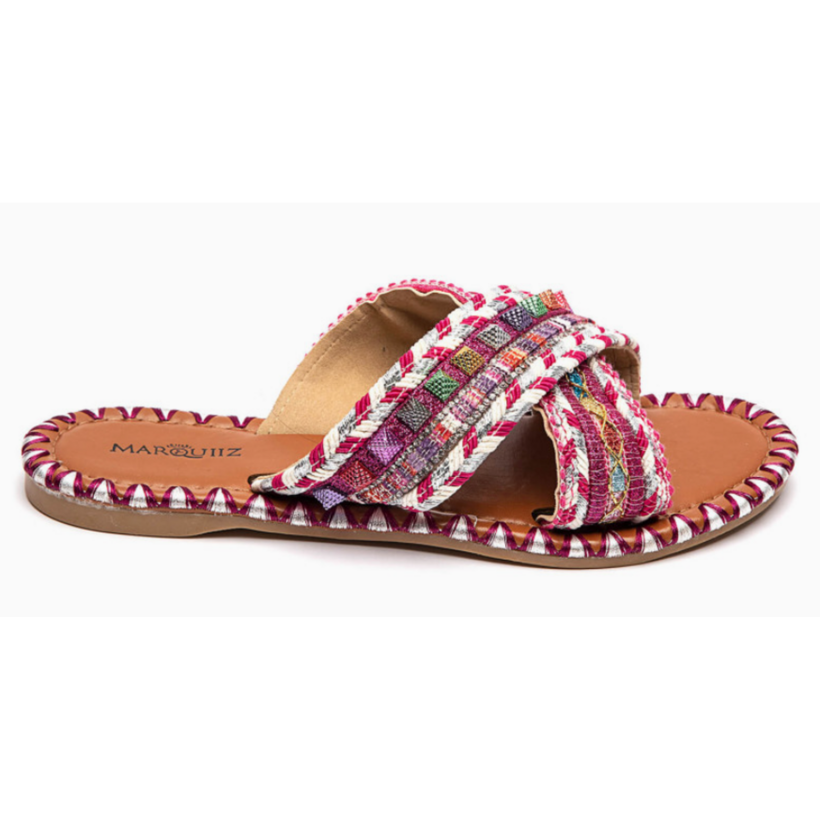 Idealshoes Slippers gekruist
