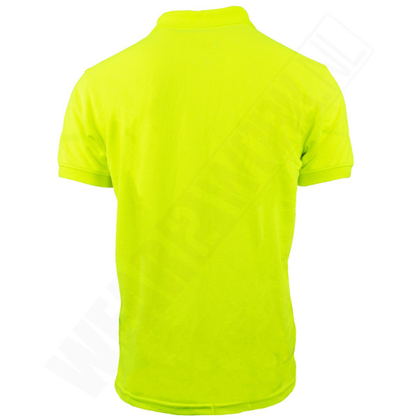 Poloshirt Clique Manhattan Fluor geel