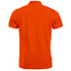 Poloshirt Clique Manhattan Fluor oranje