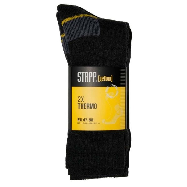 Werksokken Stapp Yellow Thermo 2-pack