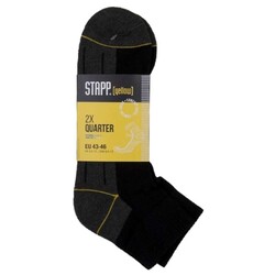 Werksokken Stapp Yellow Quarter 2-pack