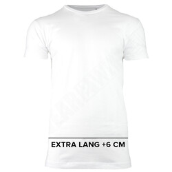 T-shirt extra lang wit