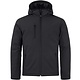 Softshell jas Clique gevoerd met capuchon