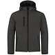 Softshell jas Clique gevoerd met capuchon