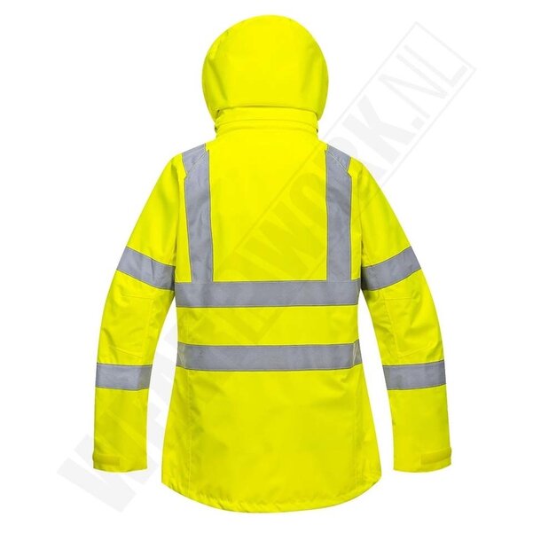 Dames ademende werkjas High-visibility LW70