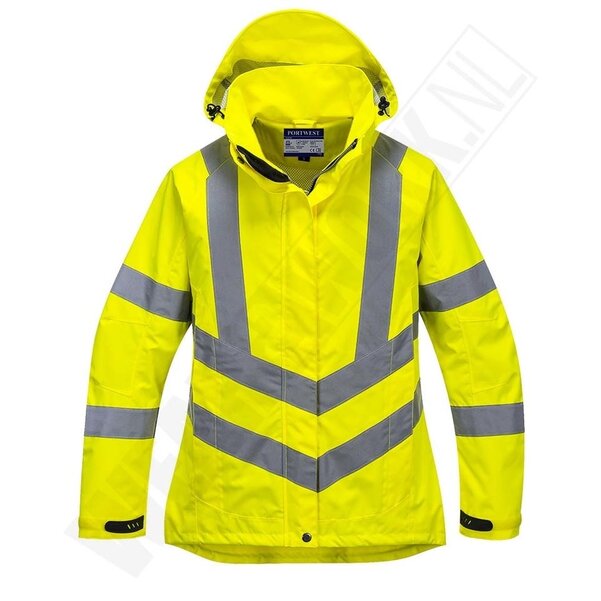 Dames ademende werkjas High-visibility LW70