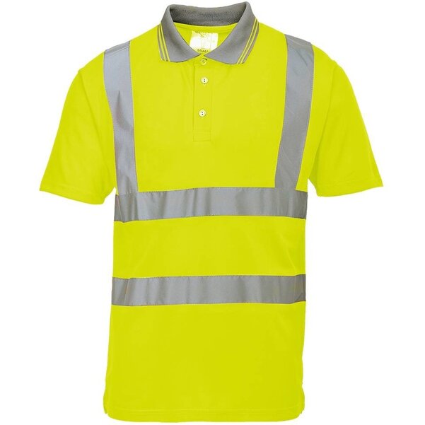 High-visibility poloshirt geel Portwest