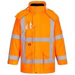 RWS Parka werkjas Portwest 3 in 1 oranje R461