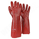 Werkhandschoenen PVC rood 40 cm 10373