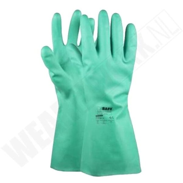 Werkhandschoenen Nitril m-safe chemicaliënbestendig