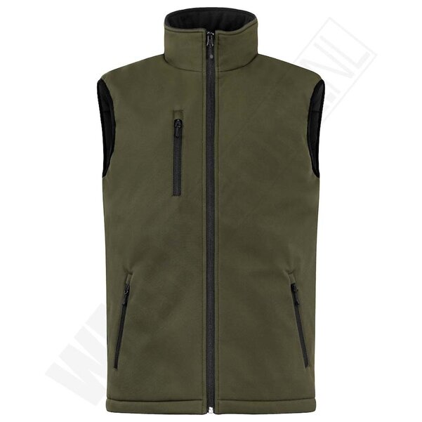 Gevoerde softshell bodywarmer Clique