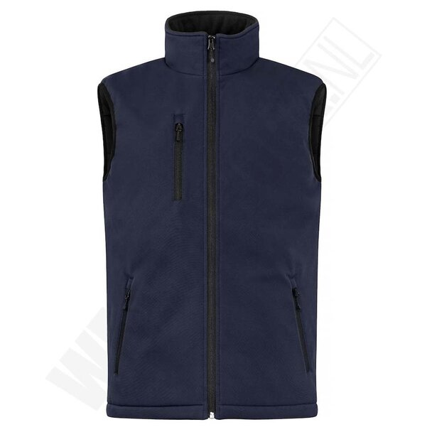 Gevoerde softshell bodywarmer Clique