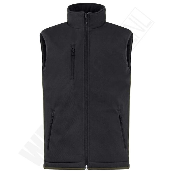 Gevoerde softshell bodywarmer Clique