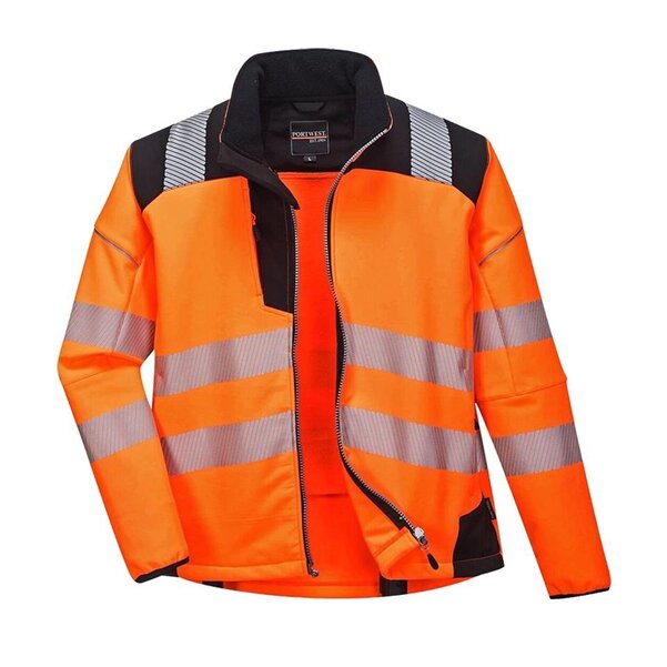 High-Visibility softshell jas Vision oranje