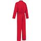 Kinderoverall polyester/katoen rood