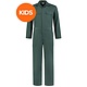 Kinderoverall polyester/katoen groen