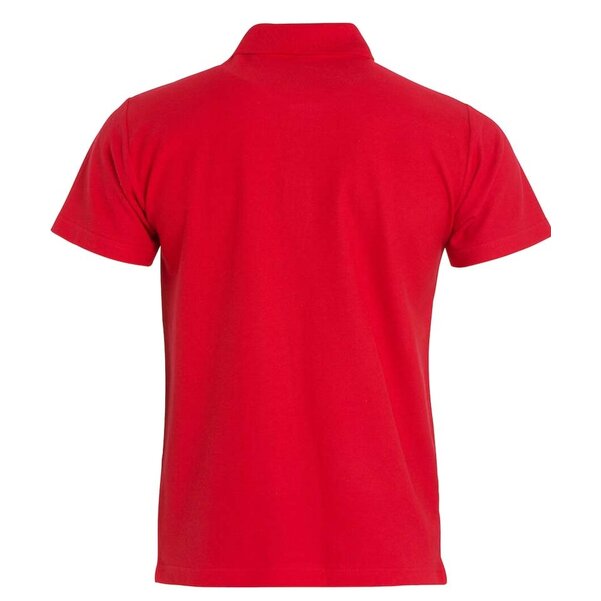 Kinder poloshirt Clique basic rood