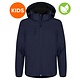 Kinder softshell jas Clique classic navy