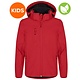 Kinder softshell jas Clique classic rood