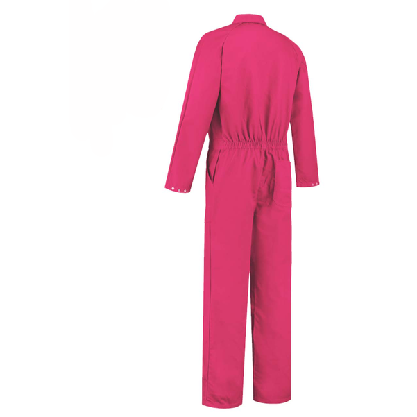 Overall Drukknoop polyester/katoen Fuchsia