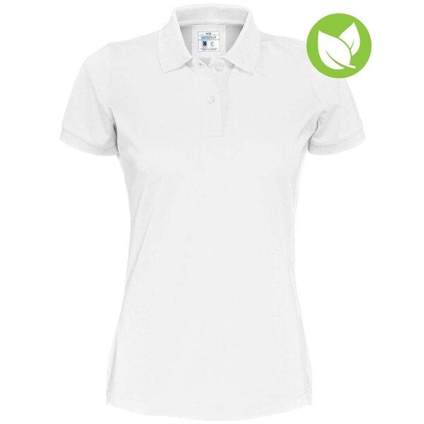 Cottover poloshirt dames wit