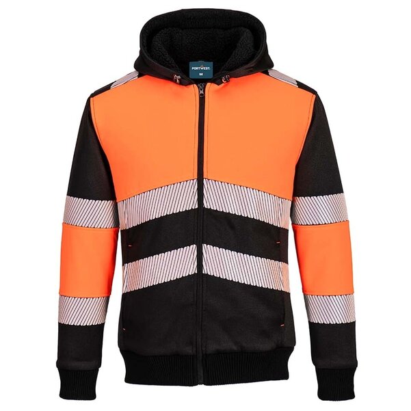 Portwest gevoerd teddy vest high-visibility PW377