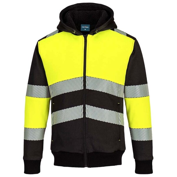 Portwest gevoerd teddy vest high-visibility PW377