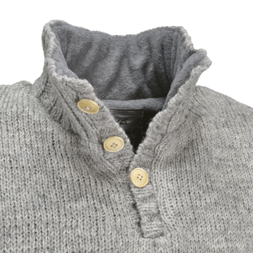 Pure Wool Herentrui Brian MNL-1701 Lichtgrijs