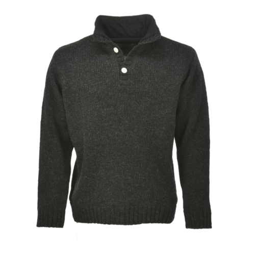 Pure Wool herentrui Brian MNL-1701 Antraciet