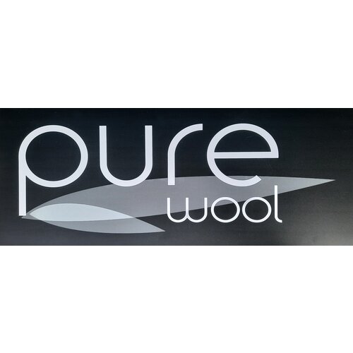 Pure Wool Merk Topkaart PureWool zwart 1 meter