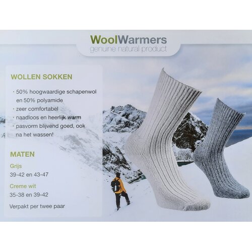 Woolwarmers  Sokken 2-Pack Ramba 405 Ecru