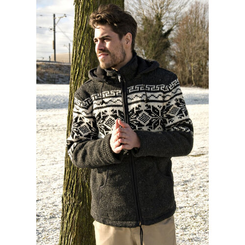 Pure Wool Vest Jan WJK-1301 Antraciet