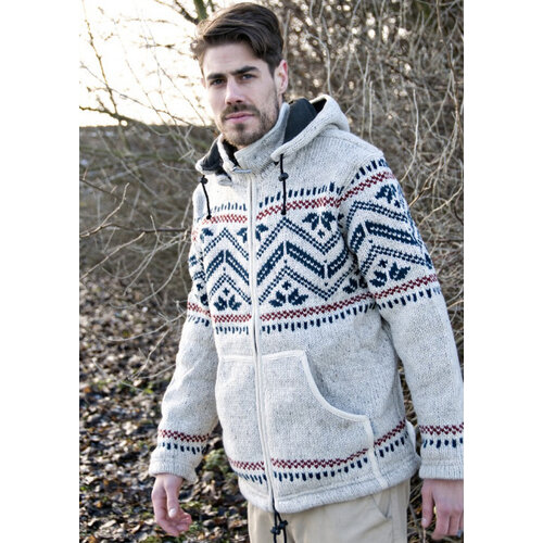 Pure Wool Vest Joost WJK-1314 Ecru