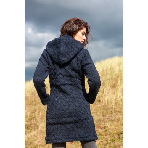 Pure Wool Vest  Sharon WJK-1709 Marine