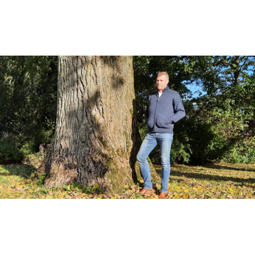 Pure Wool Vest Pascal MNL-1703 Marine