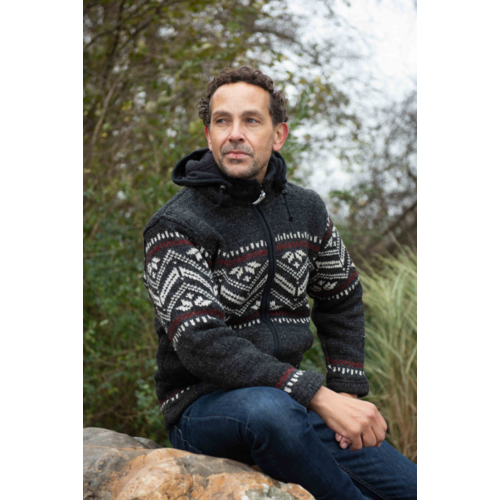 Pure Wool Vest Joost WJK-1314 Antraciet