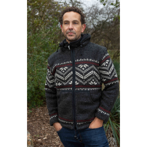 Pure Wool Vest Joost WJK-1314 Antraciet