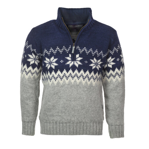 Pure Wool Trui Kees UJK-2402 Marine